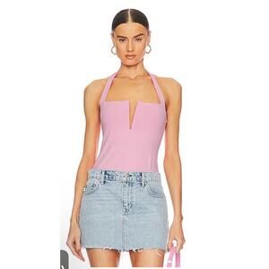 Susana Monaco V Wire Halter Top in Ballerina Sz M NWT